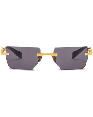 Balmain Lunettes De Soleil Sans Monture - Métallisé