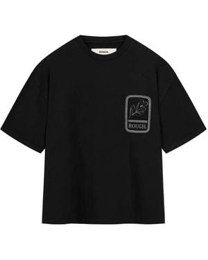 ROUGH Olive Emblem Tシャツ - ブラック