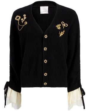 Cinq À Sept Brooches Atlas Vest - Zwart