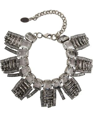 Rada' Crystal-Embellished Necklace - Metallic