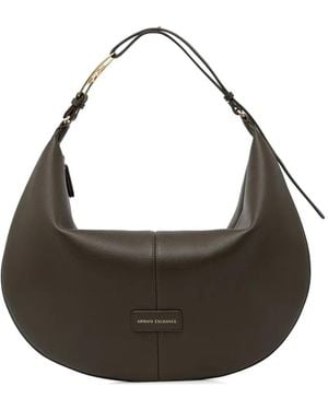 ARMANI EXCHANGE Sac Cabas À Plaque Logo - Green