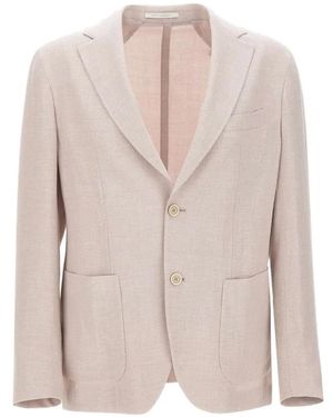 Eleventy Single-Breasted Blazer - Pink