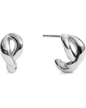 Monica Vinader Ochre Huggie Earrings - Metallic