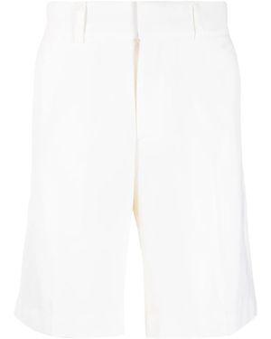 CASABLANCA Virgin Wool Bermuda Shorts - White