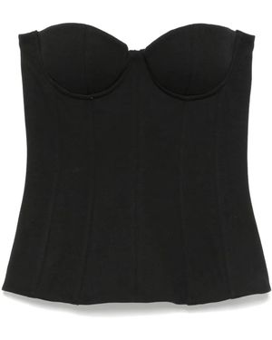 Vetements Molleton Corset - Black