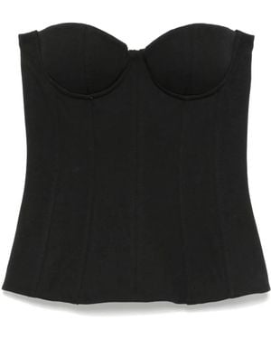 Vetements Molleton Corset - Black