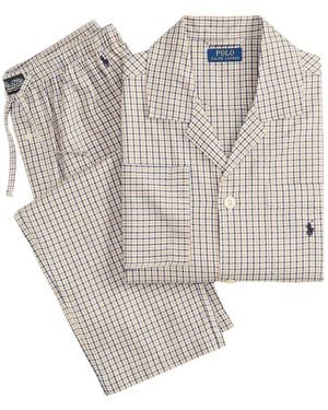 Polo Ralph Lauren Pyjama À Motif Monogrammé - White