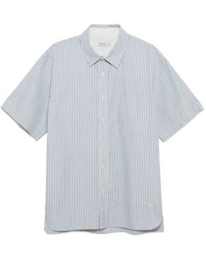 Jonathan Simkhai Deacon Striped Shirt - Grey