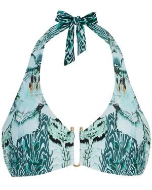Temperley London Liana Bikini Top - Green