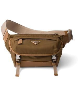 Prada Borsa A Spalla Re-Nylon - Neutro
