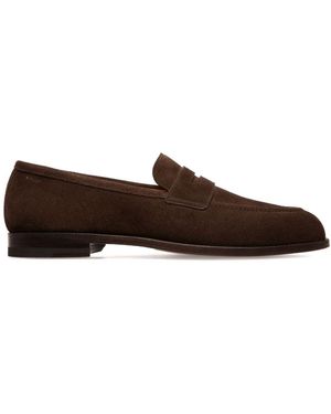 Bally Suede Loafers - Brown
