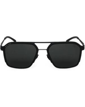 Mykita X Rimowa Heritage Geometric-Frame Sunglasses - Black