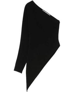 Alexander Wang Asymmetrical Slim Fit Top - Black