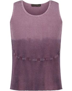LUEDER Stays Ribbed Top - Purple