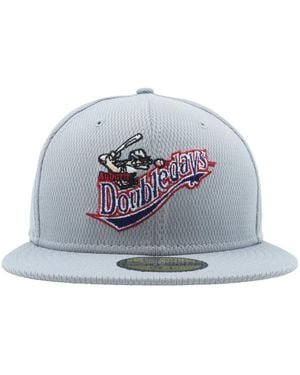 KTZ 59Fifty Auburn Doubledays Fitted Cap - Gray