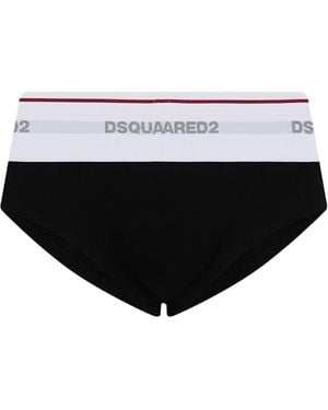 DSquared² Logo Band Brief - Black
