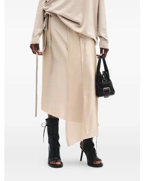 Ann Demeulemeester Urda ラップミディスカート - ナチュラル
