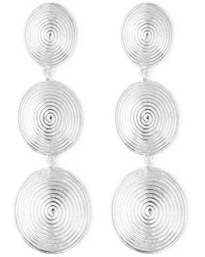 LIE STUDIO Pendientes con colgante Ruby - Blanco