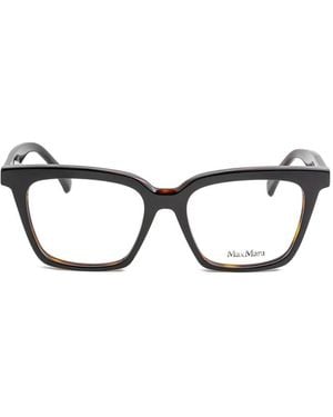 Max Mara Eyewear Lunettes De Vue À Monture Carrée - Marron