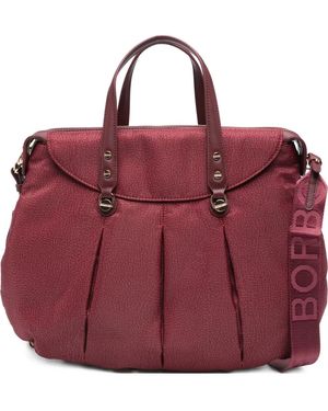 Borbonese Borsa Tote Con Pieghe - Viola