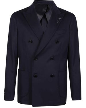 Lardini Double-breasted blazer - Blau