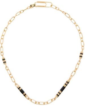 Aurelie Bidermann Positano Paperclip Necklace - Natural
