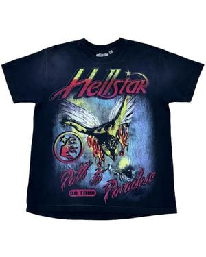HELLSTAR Metal Angel Graphic-Print T-Shirt - Blue