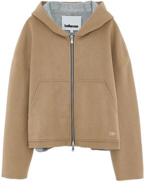 Bellerose Fannel Zipped Hoodie - Natural