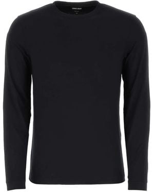 Giorgio Armani Crew-Neck Sweater - Blue