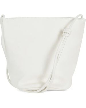 LA PISCINE Knotted Shoulder Bag - White