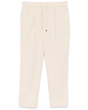 Jacob Cohen Pleat-Detail Pants - Natural