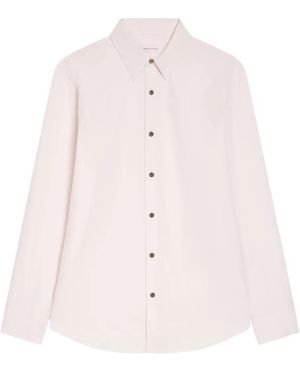 Dries Van Noten Chemise En Coton À Manches Longues - Rose