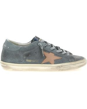 Golden Goose Superstar Trainers - Blue