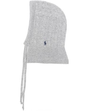 Polo Ralph Lauren Cable-Knit Hood - White