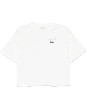 Lacoste ロゴ Tシャツ - ホワイト