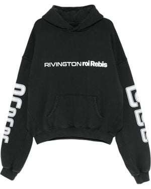 RIVINGTON roi Rebis Logo Graphic Hoodie - Black