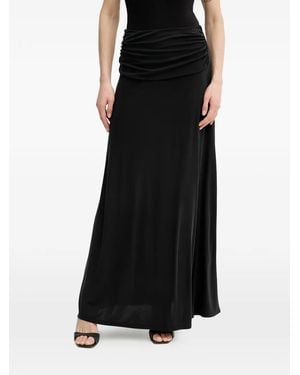 Guess Gathered maxi skirt - Negro