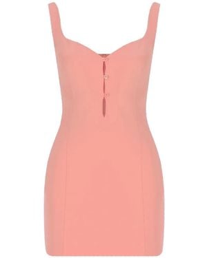 Zeynep Arcay Cin Button-Up Wool Mindress - Pink