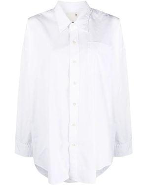 R13 Patch-Pocket Shirt - White