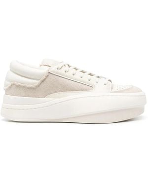 Y-3 Centennial Leather Trainers - White