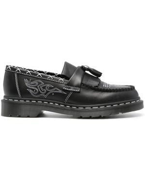 Dr. Martens Adrian レザーローファー - ブラック