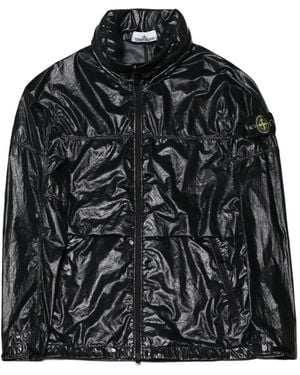 Stone Island Q100019 Light Nylon 3L-Tc Jacket - Black