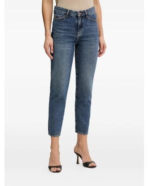 ARMANI EXCHANGE Vaqueros Con Parche Del Logo - Azul