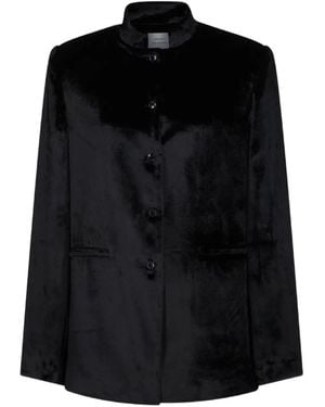 Loulou de Saison Lara Stand-Collar Jacket - Black