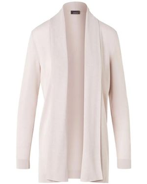 Akris Shawl-Collar Silk-Blend Cardigan - Pink