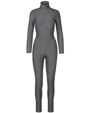 Tessitura Body Couture 3D Move Jumpsuit - Grey