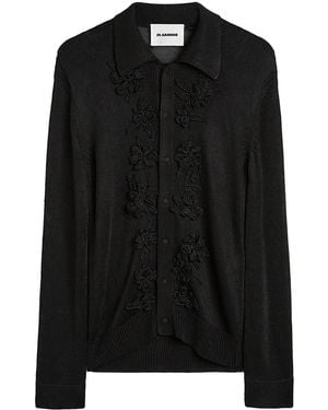 Jil Sander Knitted Shirt - Black