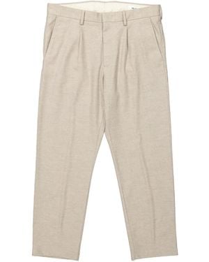 NN07 Pleated Tailored Pants - Natural