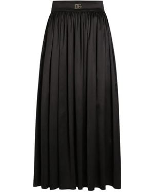 ワンピース DOLCE  GABBANA Women Mid Skirts F6ARFT FUGKFN0000 BLACK Designer skirts: mini, maxi, long, midì | Dolce&Gabbana®
