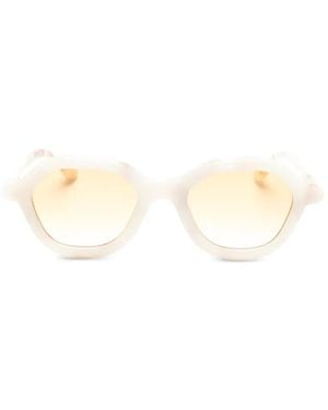 Paloceras Sonnenbrille Mit Geometrischem Gestell - Natur
